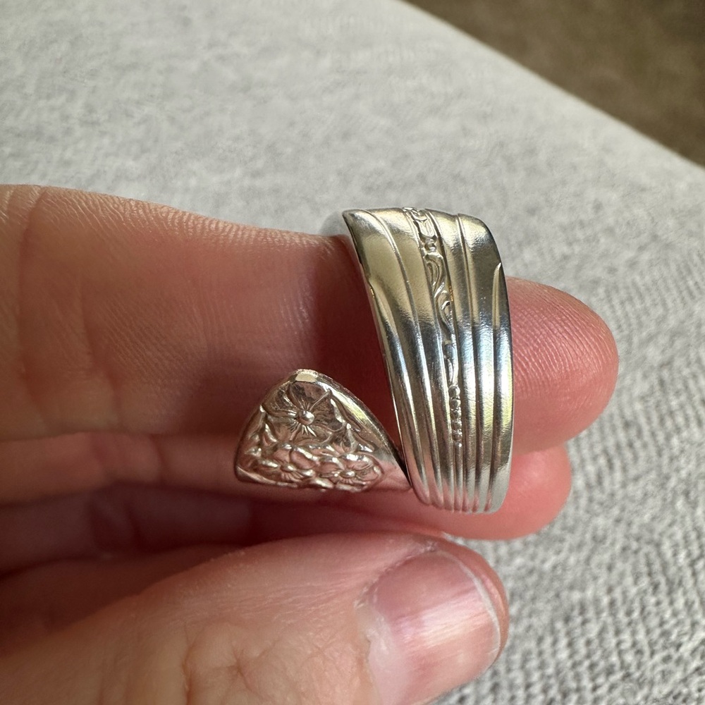 Silver Spoon Ring - Picture 6 of 16